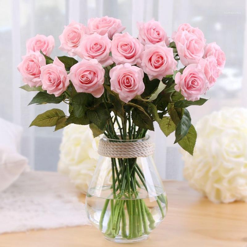 10PCS Real Touch Silk Rose Artificial Flowers Wedding Bridal Bouquet Fake Flowers Floral Wedding Party Decorative1, White
10PCS Real Touch Silk Rose Artificial Flowers Wedding Bridal Bouquet Fake Flowers Floral Wedding Party Decorative1, White