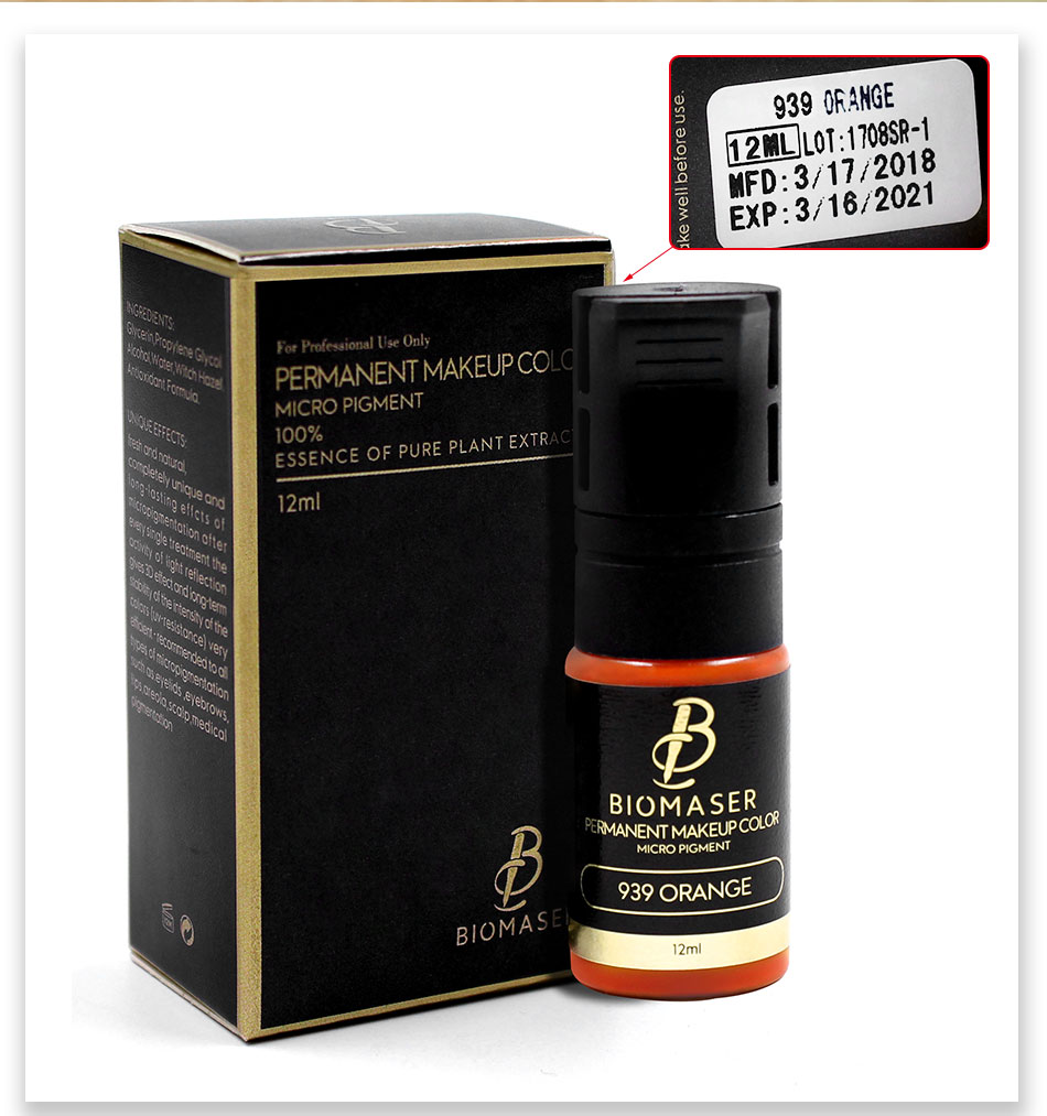 Tattoo Inks Permanent Makeup Eyebrow Micor Pigment Ink For Manual Pen Machine Microblading Tools Color Art Supply