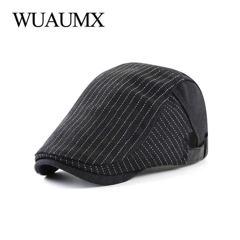 Wuaumx Cotton Linen Beret Hat For Men British Peaked Cap Artist Painter Hat Women Striped Herringbone Cap Forward Newsboy, Black
Wuaumx Cotton Linen Beret Hat For Men British Peaked Cap Artist Painter Hat Women Striped Herringbone Cap Forward Newsboy, Black
