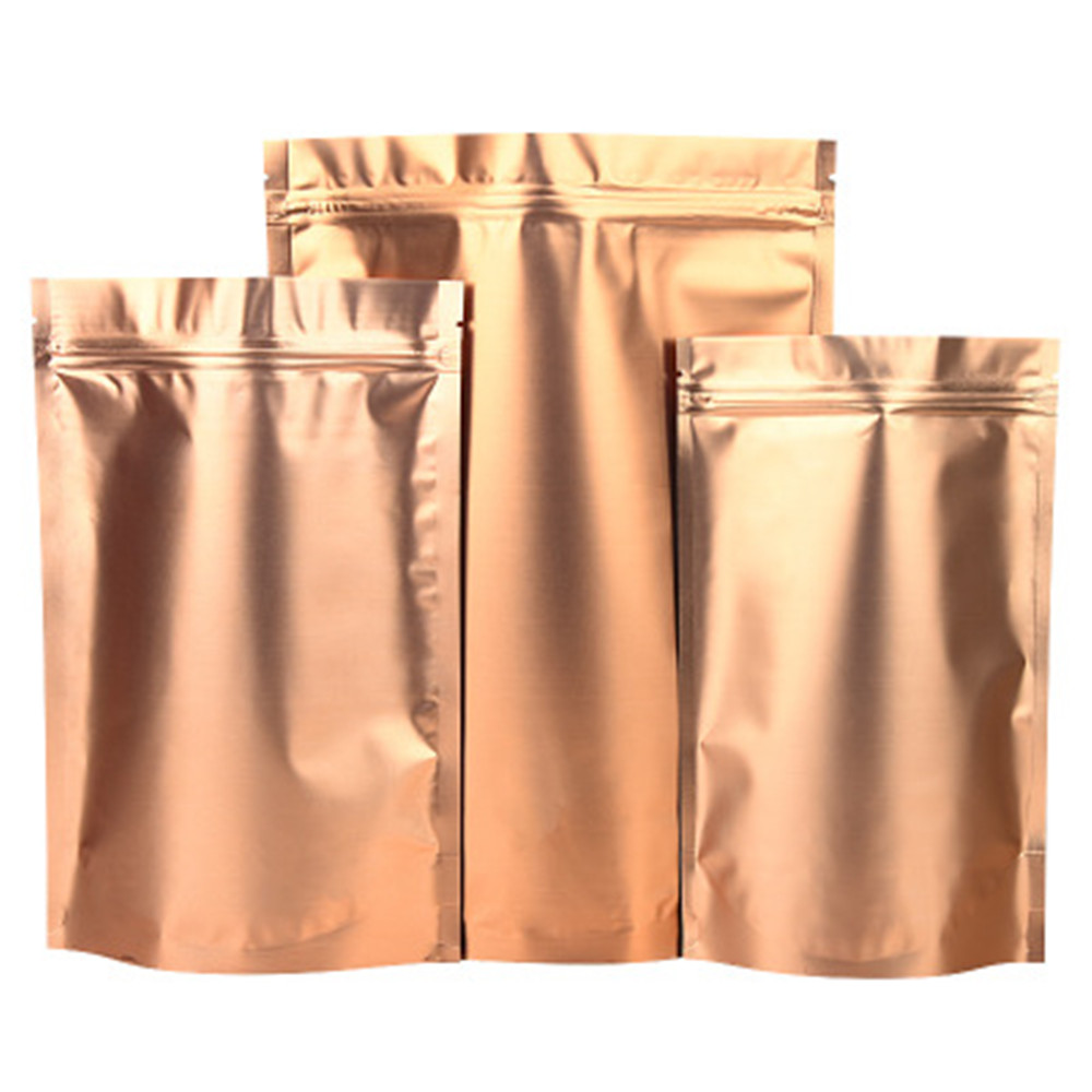 100Pcs Gold Clear Stand Up Aluminum Foil Self Seal Storage Packaging Bags Mylar Foil Corn Doypack Party Bag
100Pcs Gold Clear Stand Up Aluminum Foil Self Seal Storage Packaging Bags Mylar Foil Corn Doypack Party Bag