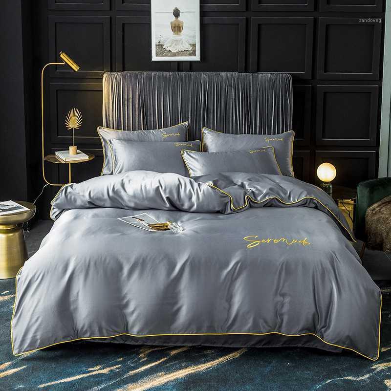 2020 bedding set washed silk duvet cover pillowcase bed linen fitted sheet solid Summer ice satin bedding twin king size1, White
2020 bedding set washed silk duvet cover pillowcase bed linen fitted sheet solid Summer ice satin bedding twin king size1, White