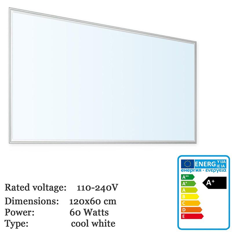 Thorx LED B 120x60 cm Ultraslim LED Panel - 60W, 5700lm driver 100-240V, cool / warm / neutral Korea Japan fast shipping
Thorx LED B 120x60 cm Ultraslim LED Panel - 60W, 5700lm driver 100-240V, cool / warm / neutral Korea Japan fast shipping