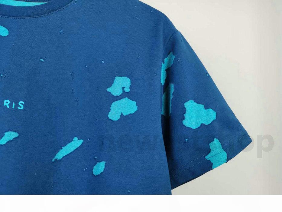 2021 New Luxury Europe Paris big Broken Holes t shirt Two layer fabric Tshirt Men Women small letter Print T Shirt Designer tshirts, Black
2021 New Luxury Europe Paris big Broken Holes t shirt Two layer fabric Tshirt Men Women small letter Print T Shirt Designer tshirts, Black