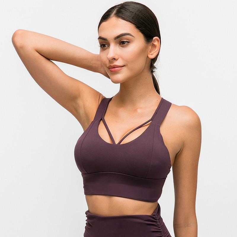 Naked-feel Fabric Sports Bra Sexy Cross Beauty back Fitness Shockproof Underwear Woman Yoga Tops Backless Bras kg-424, White;black
Naked-feel Fabric Sports Bra Sexy Cross Beauty back Fitness Shockproof Underwear Woman Yoga Tops Backless Bras kg-424, White;black