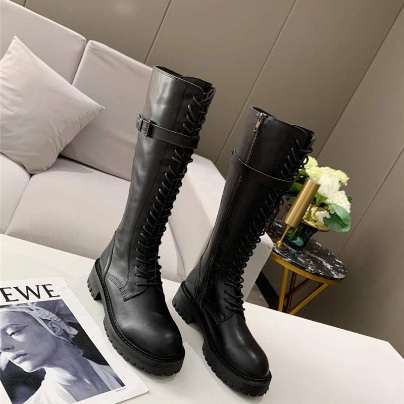 Knee-High Slip-on Riding Shoes Genuine Leather Low Square Heel Black Button Women's Boots Fashion Brand New Autumn Ladies Shoes, As picture
Knee-High Slip-on Riding Shoes Genuine Leather Low Square Heel Black Button Women's Boots Fashion Brand New Autumn Ladies Shoes, As picture