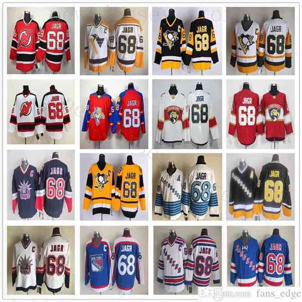 Vintage CCM 68 Jaromir Jagr Jerseys Pittsburgh Penguins Ice Hockey Jaromir Jagr Jersey White Red Stitched Retro Black Blue Yellow, Ccm as picture
Vintage CCM 68 Jaromir Jagr Jerseys Pittsburgh Penguins Ice Hockey Jaromir Jagr Jersey White Red Stitched Retro Black Blue Yellow, Ccm as picture