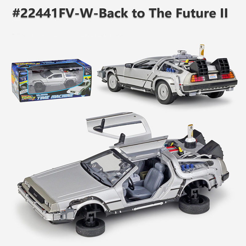 back Welly 1:24 Diecast Alloy Model DMC-12 delorean to the future Time Machine Metal Car For Kid Toy Gift Collection
back Welly 1:24 Diecast Alloy Model DMC-12 delorean to the future Time Machine Metal Car For Kid Toy Gift Collection