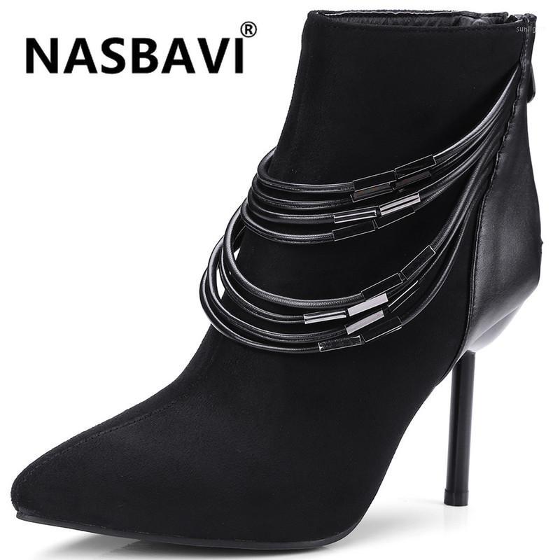 NASBVAI 2020 new suede fashion winter boots zipper women's Simple catkins fine with high-heeled boots pointed bare women1, Black
NASBVAI 2020 new suede fashion winter boots zipper women's Simple catkins fine with high-heeled boots pointed bare women1, Black