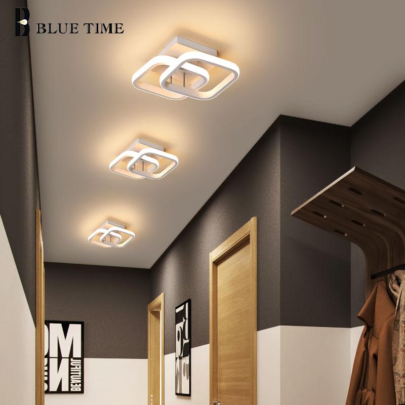 

Luminaire LED Chandelier For Living room Bedroom Samll Modern Chandelier Light Aisle Corridor Light Black White lustre