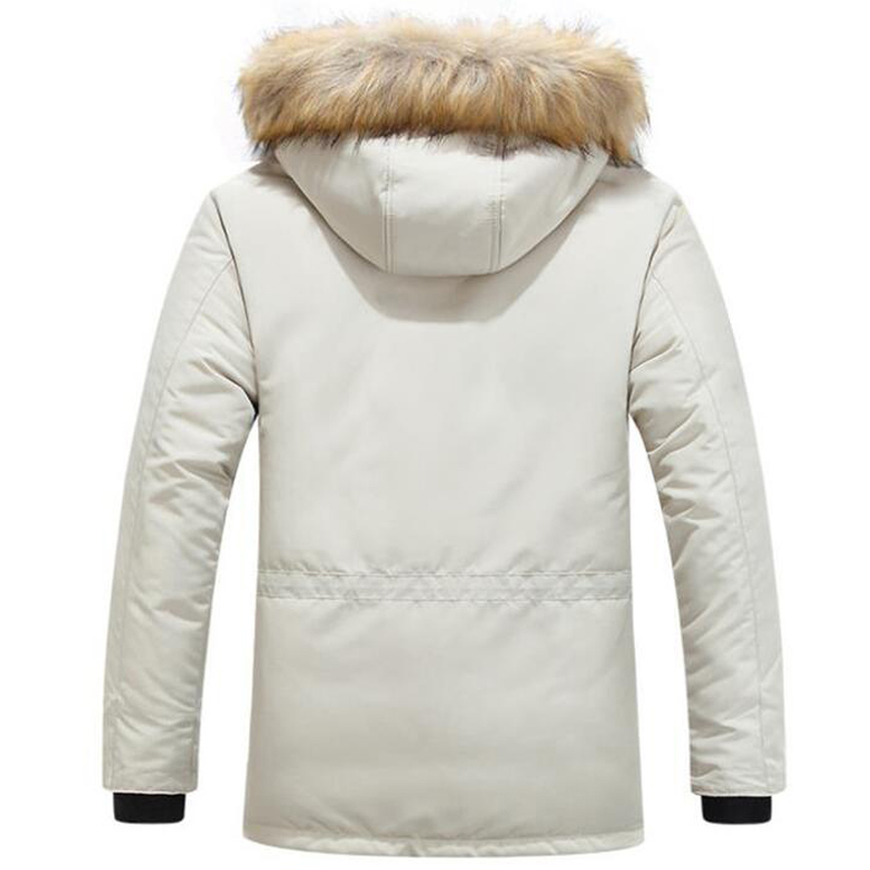 Winter Jackets Men Fur Warm Thick Cotton Multipocket Hooded Parkas Mens Casual Fashion Warm Coats Plus Size 5XL 6XL Overcoat 201217