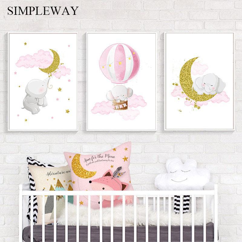 Elephant Moon Balloon Poster Baby Nursery Wall Art Print Cartoon Canvas Painting Nordic Kids Decoration Picture Child Room Decor1
Elephant Moon Balloon Poster Baby Nursery Wall Art Print Cartoon Canvas Painting Nordic Kids Decoration Picture Child Room Decor1