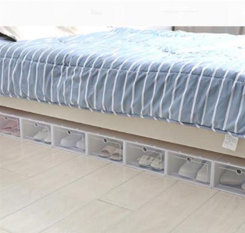 Storage Case Shoe Y1128 6pcs Rack Organizer Thickened Box Boxes Box Stackable Shoes Drawer Shoe Plastic Transparent Shoebox jllel5608790