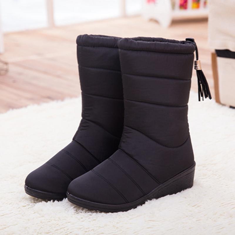 Winter Boots Women Shoes Waterproof Snow Boots Mid-Calf Wedges Shoes Fur Female Woman Footwear Botas De Mujer 2020, Black
Winter Boots Women Shoes Waterproof Snow Boots Mid-Calf Wedges Shoes Fur Female Woman Footwear Botas De Mujer 2020, Black