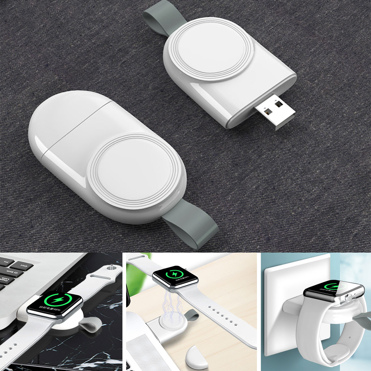 For iWatch Portable USB Magnetic Fast Charger Low Temperature Charging Dock Station for Apple Watch 44mm 42mm 40mm 38mm
For iWatch Portable USB Magnetic Fast Charger Low Temperature Charging Dock Station for Apple Watch 44mm 42mm 40mm 38mm
