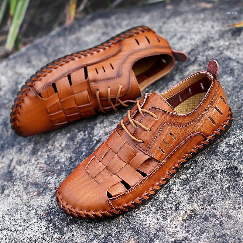 men sandals handmade leather mens 2020 summer shoes hollow breathable large sizes 47 sandalia masculina fashion beach1, Black
men sandals handmade leather mens 2020 summer shoes hollow breathable large sizes 47 sandalia masculina fashion beach1, Black