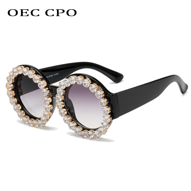 OEC CPO Fashion Round Gold Diamond Sunglasses Women Vintage Plastic Frame Sun Glasses Female Gradient Lens Gray UV400 Eyeglasses
OEC CPO Fashion Round Gold Diamond Sunglasses Women Vintage Plastic Frame Sun Glasses Female Gradient Lens Gray UV400 Eyeglasses