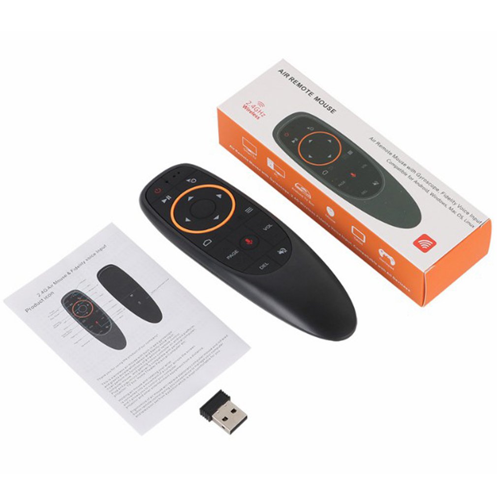 G10 Voice Remote Control ABS Plastic Silicone 2.4G Wireless Air Mouse IR Learning for Android tv box 1 Set
G10 Voice Remote Control ABS Plastic Silicone 2.4G Wireless Air Mouse IR Learning for Android tv box 1 Set