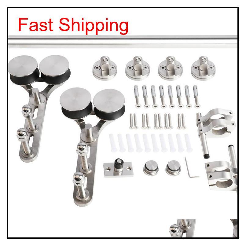 Stainless Steel Dual Wheel Rolling Barn Door Hardware Kit Sliding Barn Door Hardware For Inte qylkgs bde_luck
Stainless Steel Dual Wheel Rolling Barn Door Hardware Kit Sliding Barn Door Hardware For Inte qylkgs bde_luck