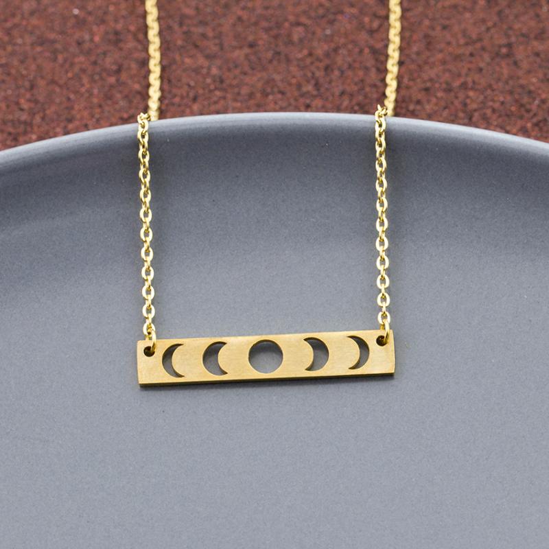 Sun Moon Phase r Eclipse Necklaces For Women Vintage Jewelry Stainless Steel Chain Choker Statement Necklace Collier Bijoux
Sun Moon Phase r Eclipse Necklaces For Women Vintage Jewelry Stainless Steel Chain Choker Statement Necklace Collier Bijoux