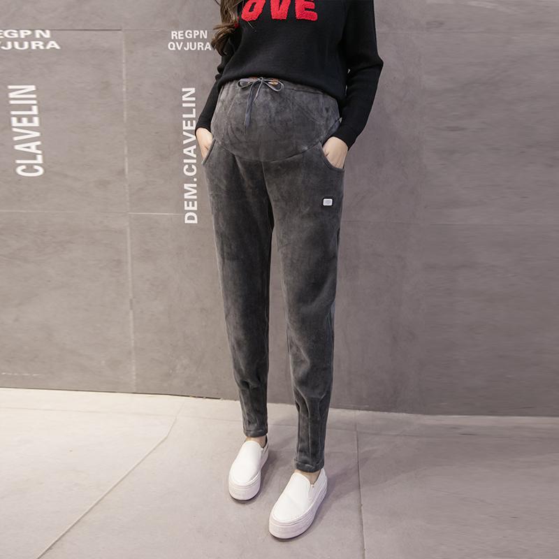 Autumn Maternity Belly Trousers Drawstring Waist Pregnant Women Thickening Slacks With Pockets Plus Size Pregnancy Sport Pants, Black
Autumn Maternity Belly Trousers Drawstring Waist Pregnant Women Thickening Slacks With Pockets Plus Size Pregnancy Sport Pants, Black