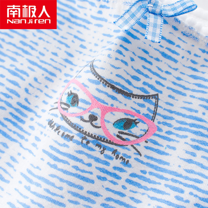 NANJIREN 5/pcs Women Briefs Cotton Print Female Underwear Many Styles Underwears Panties For Girl Comfortable Teenage Shorts 201112