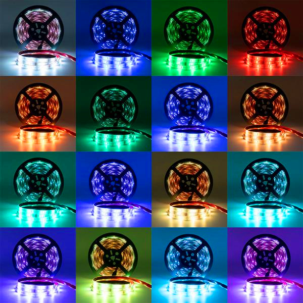 Plastic 150-LED 12V-5050 RGB IR44 Light Strip Set with IR Remote Controller (White Lamp Plate) free delivery Discount
Plastic 150-LED 12V-5050 RGB IR44 Light Strip Set with IR Remote Controller (White Lamp Plate) free delivery Discount