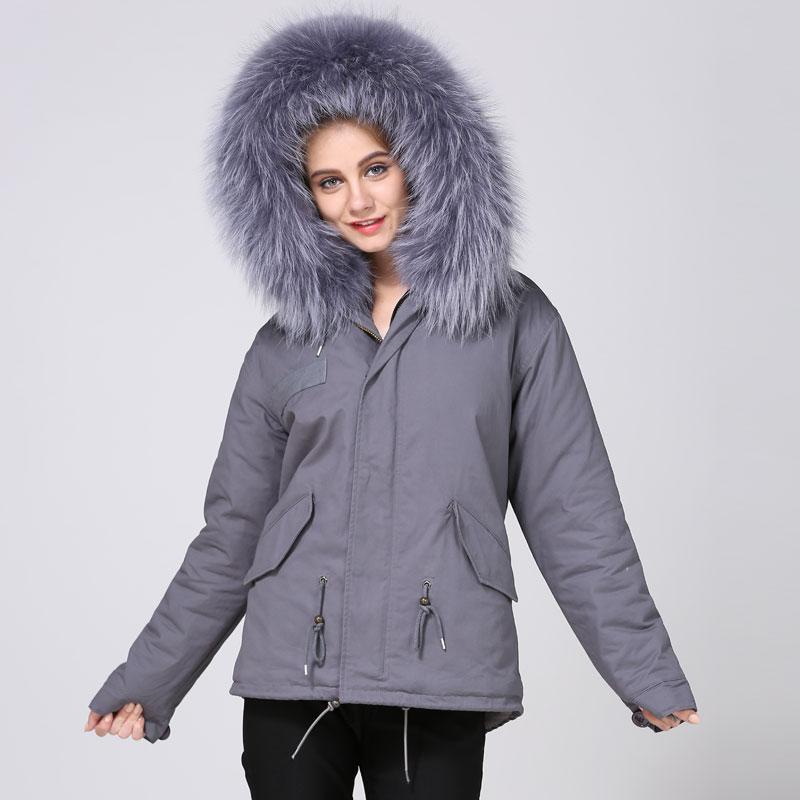 Grey Short Fur Parka Casual Wear Grey Faux Fur Lined Furs Winter Wear Eouropean, Army green
Grey Short Fur Parka Casual Wear Grey Faux Fur Lined Furs Winter Wear Eouropean, Army green