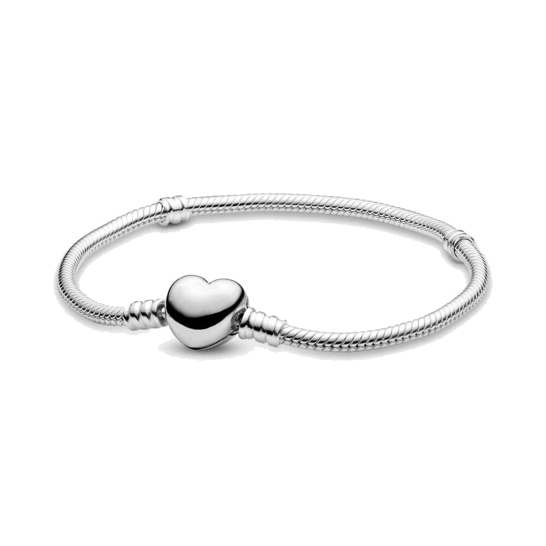 

Designer Jewelry fit Pandora Bracelet Charms Bead Heart Clasp Snake Chain 925 Silver Love Bracelets Beads Jewellery chain Charm Beaded women, Golden;silver