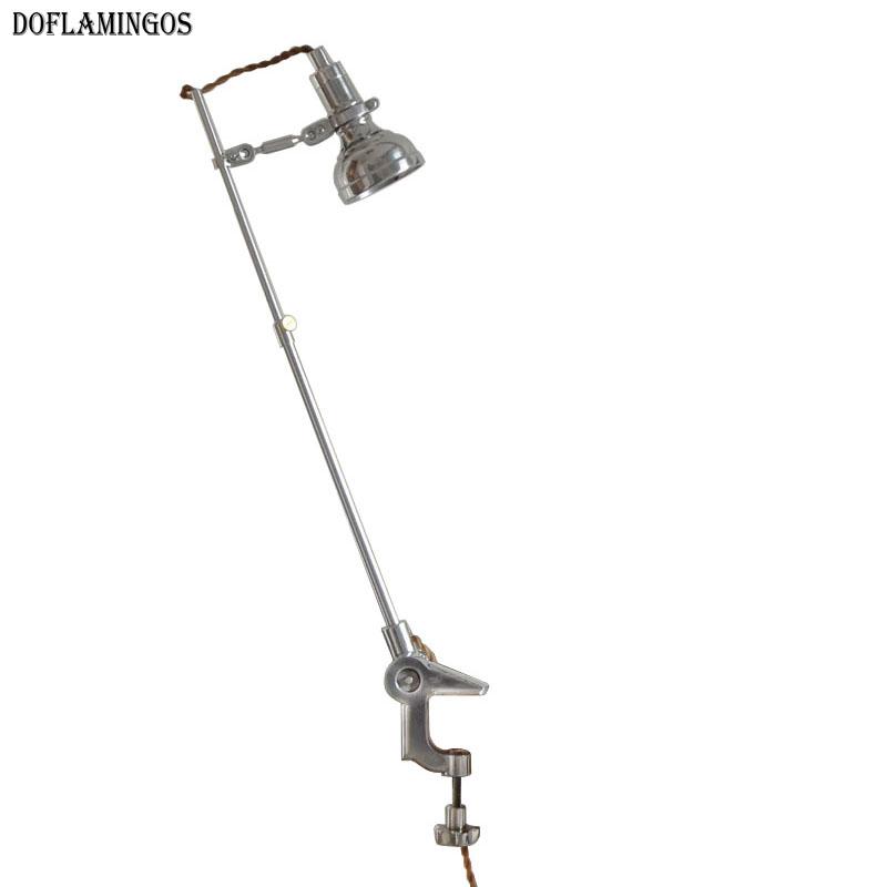 Retro new E14 Work Fixture Lamp Desktop Aluminum Multi-angle Adjustment Industrial Style
Retro new E14 Work Fixture Lamp Desktop Aluminum Multi-angle Adjustment Industrial Style