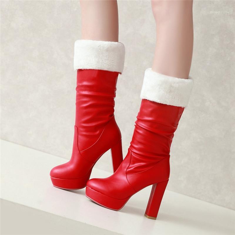 YMECHIC Fashion Womens Boots Folding Warm Plush Block Extra High Heels Platform Shoes Black Red White Party Wedding Long Boot1
YMECHIC Fashion Womens Boots Folding Warm Plush Block Extra High Heels Platform Shoes Black Red White Party Wedding Long Boot1