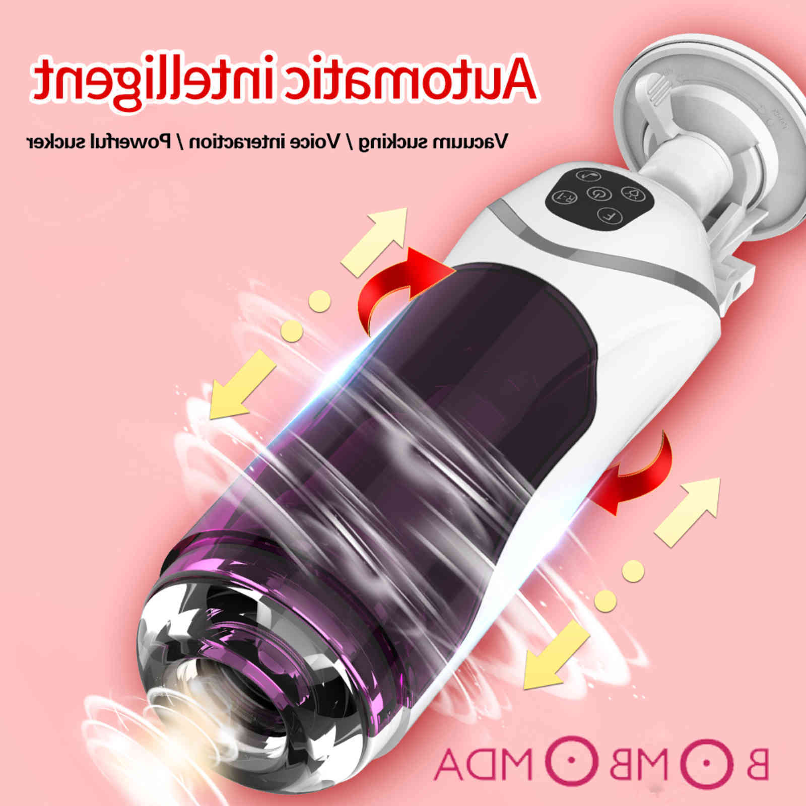 Hommes Vibromassateur Masturbator Coupe Dick Télescopique Insertion Rotation Penis Sucer 10 vitesses Électrique Sexe adulte Jouet pour les magasi