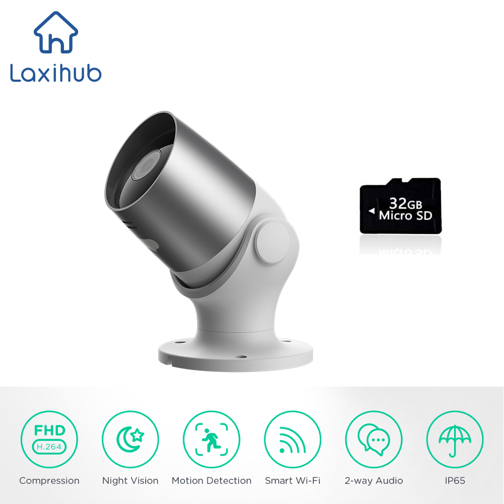 Wifi Camera 1080P HD Smart Home 32G for Alexa&Google Bullet Security Webcam Waterproof Night AI Human Detection Ip Cam Outdoor
Wifi Camera 1080P HD Smart Home 32G for Alexa&Google Bullet Security Webcam Waterproof Night AI Human Detection Ip Cam Outdoor
