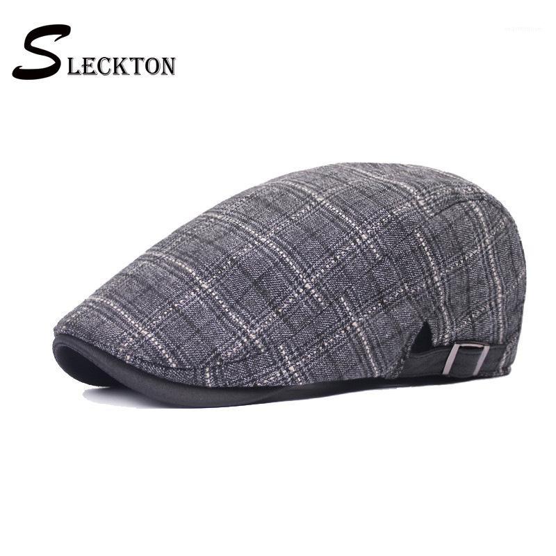 SLECKTON Plaid Beret Fashion Flat Cap Cotton Peaked Caps Thicked Warm Hat Newsboy Hat Tweed Retro French Hats for Men Women1, Black 
SLECKTON Plaid Beret Fashion Flat Cap Cotton Peaked Caps Thicked Warm Hat Newsboy Hat Tweed Retro French Hats for Men Women1, Black