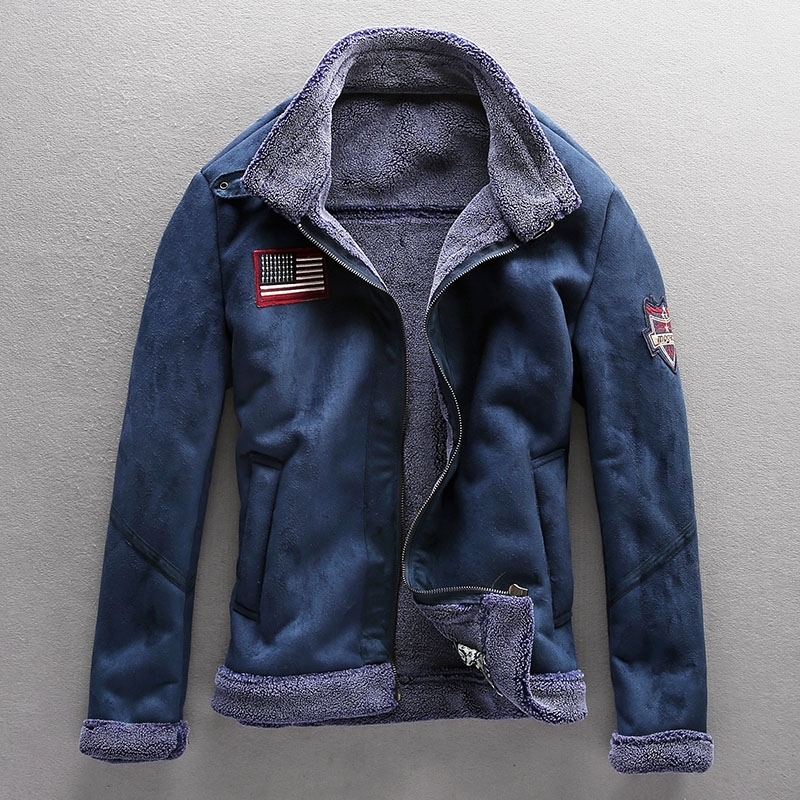 Coat Winter Thicken Warm Fleece Veste Homme Parkas Vintage Outwear Windproof Jacket Men Streetwear 4XL 201127