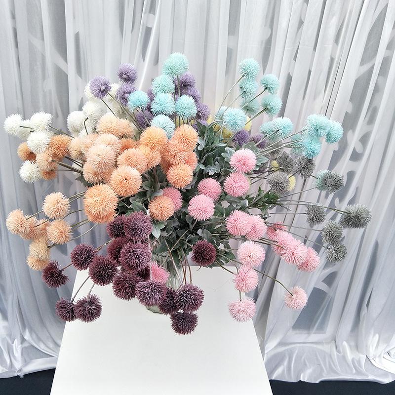 Mini Ball Artificial Flowers Party Home Decoration Wedding Accessories 60cm Small Fake Flower Gift Indoor, Purple
Mini Ball Artificial Flowers Party Home Decoration Wedding Accessories 60cm Small Fake Flower Gift Indoor, Purple