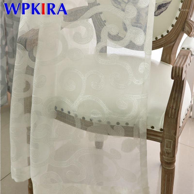 European Gold Jacquard Voile Curtain for Living room Bedroom Screen Window Treatment Sheer Panel Tulle Fabric Organza AD013D31, Grey
European Gold Jacquard Voile Curtain for Living room Bedroom Screen Window Treatment Sheer Panel Tulle Fabric Organza AD013D31, Grey