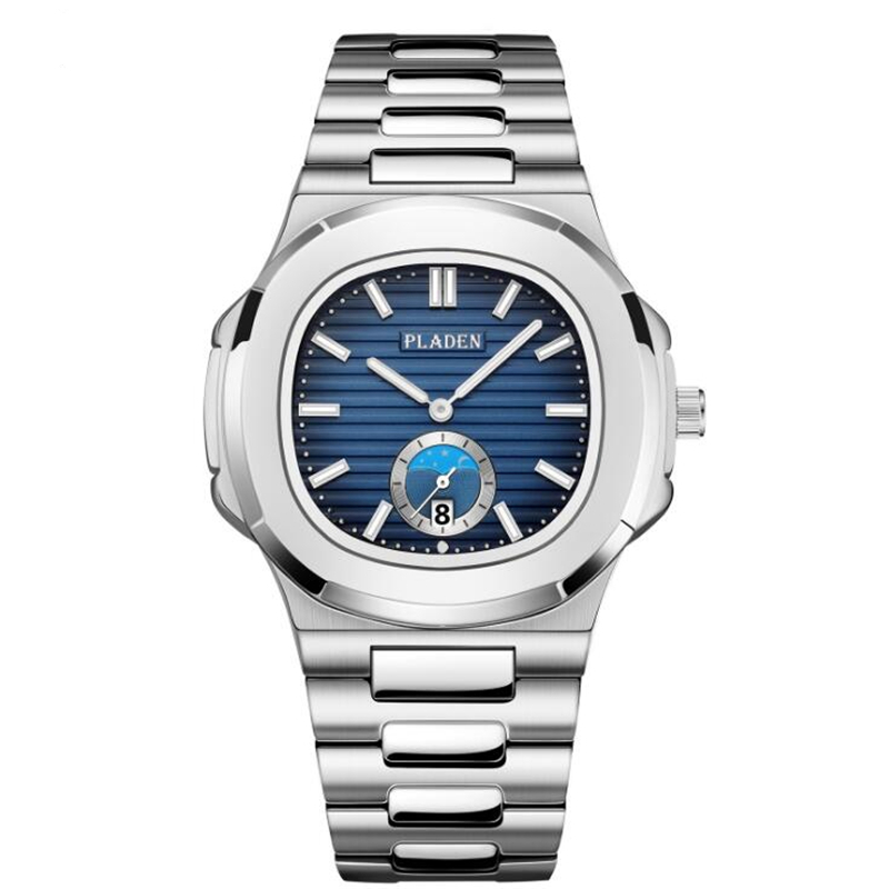 Factory direct sale men's luxury watches 31 colors any choose men's high-end fashion business stainless steel waterproof Japan quartz watch