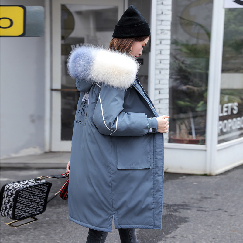 Orwindny Winter Jacket Women Long Thick Warm Parkas Women Jackets Snow Wear Large Fur Jacket Female Yellow Jackets And Coats 201027