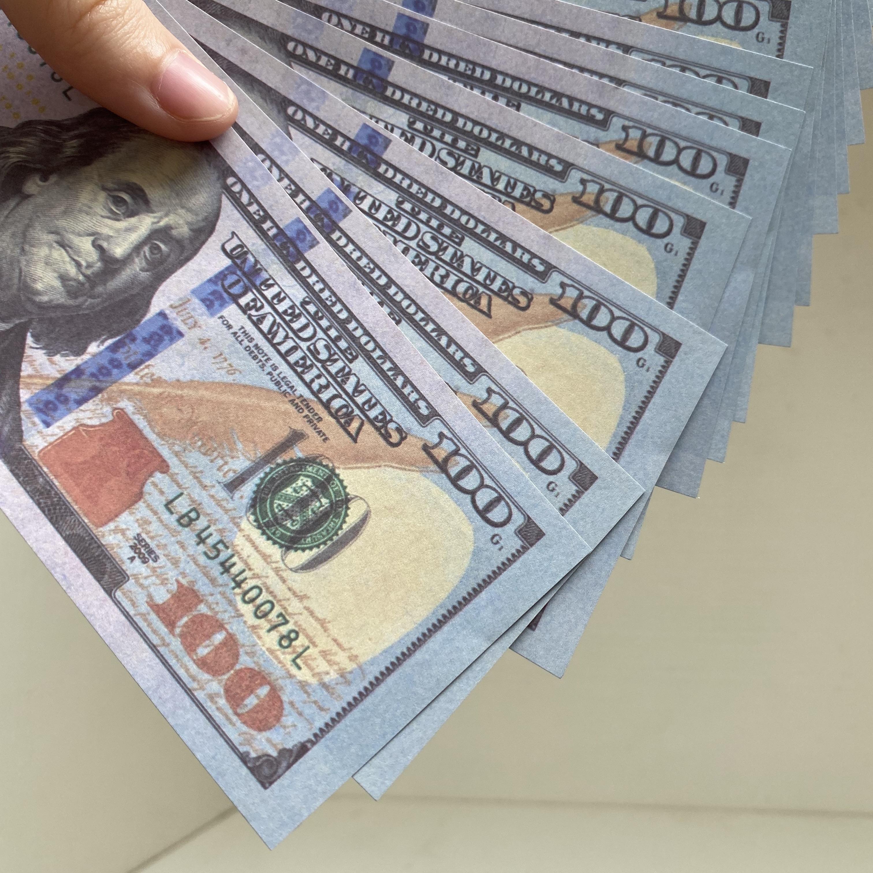 Realistic Money Or Banknote Family Game Prop Most /euro/dollar Kids Us 100pcs/pack Paper Copy Toy324 Ntdwc
Realistic Money Or Banknote Family Game Prop Most /euro/dollar Kids Us 100pcs/pack Paper Copy Toy324 Ntdwc