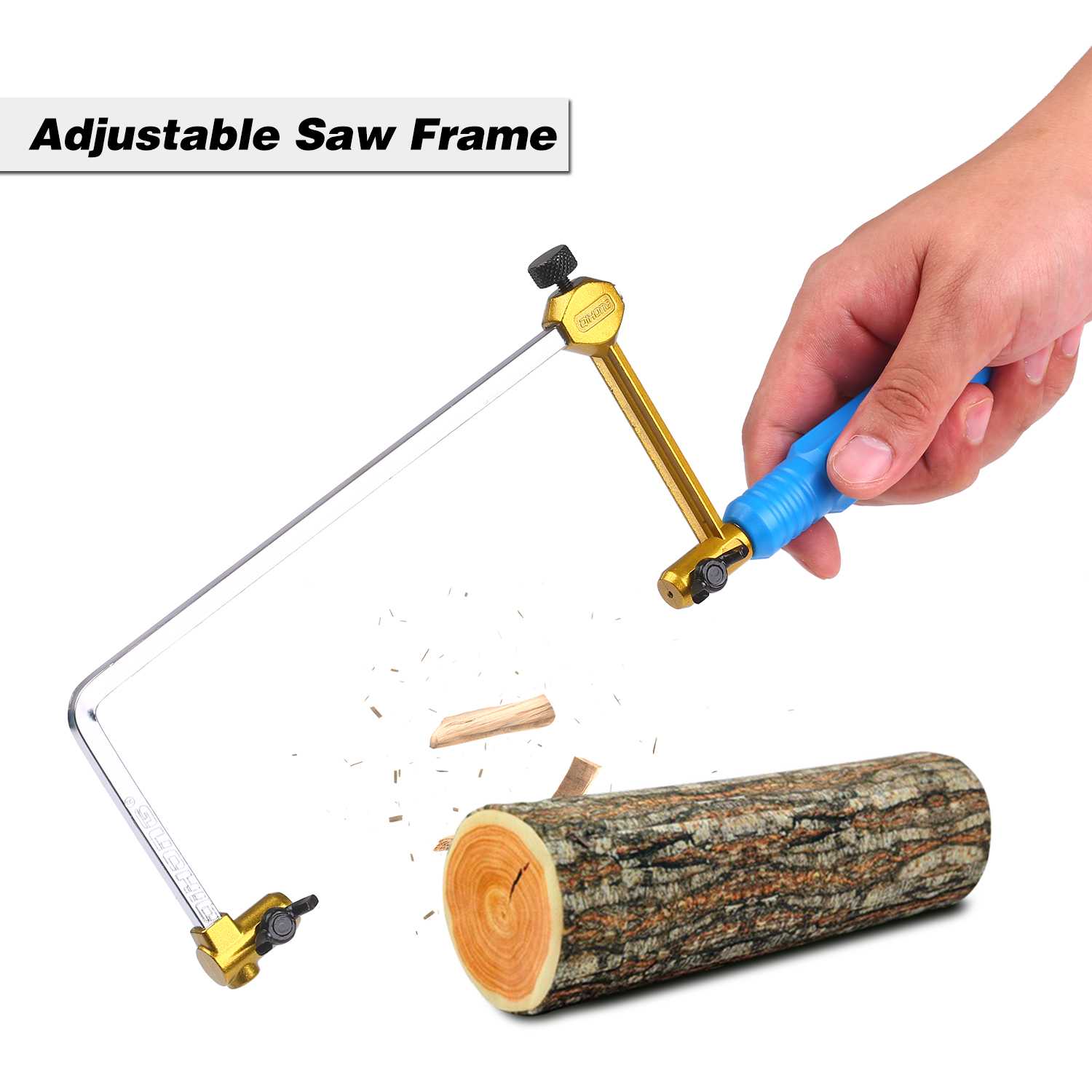 Adjustable Saw Frame Handsaw U-Shape Saw Bow Cutting Tool for Woodworking Handcraft Jewelry Making DIY Project 300mm Length
Adjustable Saw Frame Handsaw U-Shape Saw Bow Cutting Tool for Woodworking Handcraft Jewelry Making DIY Project 300mm Length