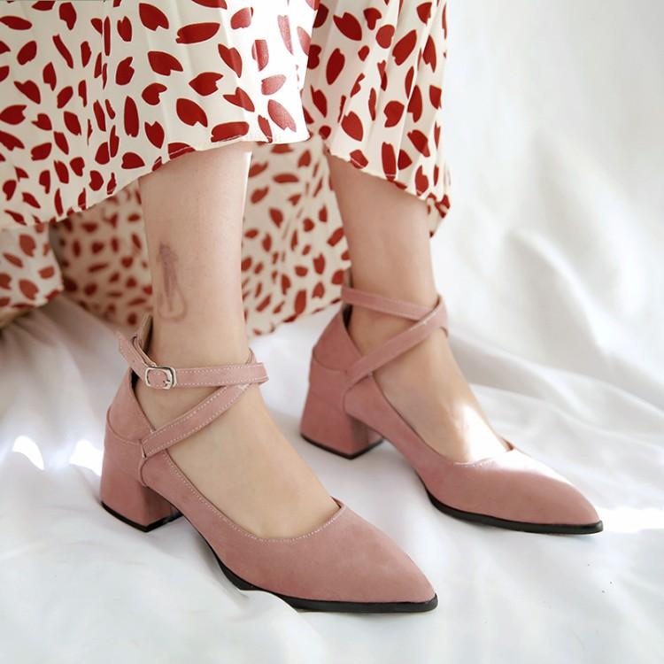 PXELENA Retro Rome Cross Strap Shoes Women Chunky Med Heels Faux Suede Pointed Toe Gladiator Pumps Black Pink 2020 Autumn 34-43, Apricot
PXELENA Retro Rome Cross Strap Shoes Women Chunky Med Heels Faux Suede Pointed Toe Gladiator Pumps Black Pink 2020 Autumn 34-43, Apricot