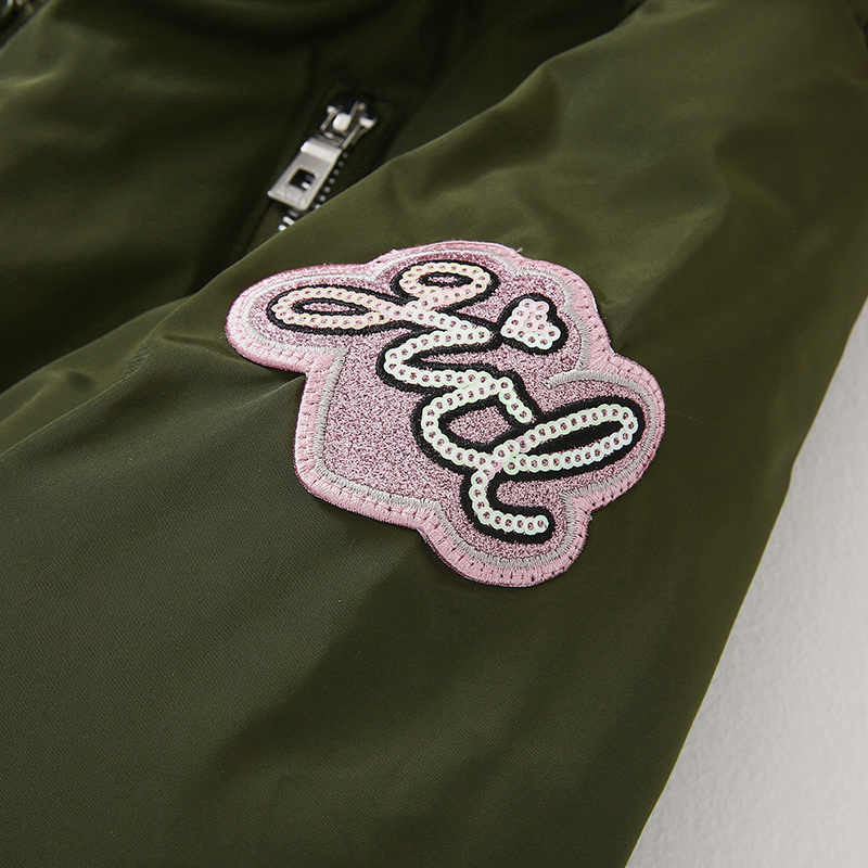 Children clothing down jacket girls autumn and winter big children's jacket long windbreak LJ201125