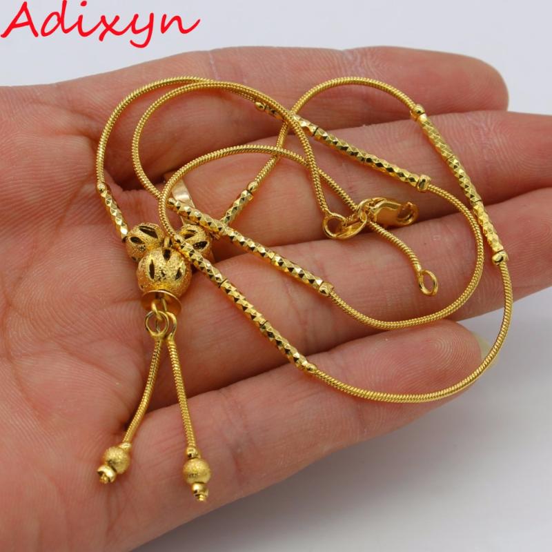 Adixyn Gold Bead Chain For Mens Womens Jewelry Gold Color Rosary Necklace African/Ethiopian/Nigeria Items N012011
Adixyn Gold Bead Chain For Mens Womens Jewelry Gold Color Rosary Necklace African/Ethiopian/Nigeria Items N012011