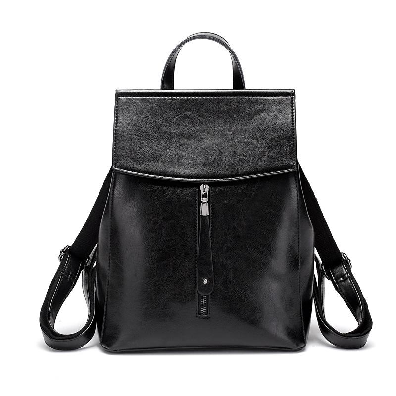 Summer Ladies Bag Backpack European and American Fashion Leather Backpack Large Capacity Multi-function Travel Bag, Black
Summer Ladies Bag Backpack European and American Fashion Leather Backpack Large Capacity Multi-function Travel Bag, Black