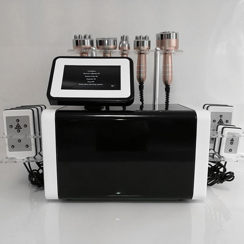Lipo Laser Fat Burning 40KHZ Ultrasonic RF Vacuum Cavitation Radio Frequency Body Slimming Skin Tightening Face Lift Beauty Salon machine