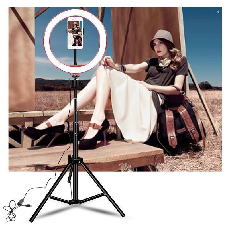 LED Selfie Ring Light 10inch Tripod Ringlight Extendable Stand 165cm Photo Light for Makeup Live Streaming Youtube Video Lamp1
LED Selfie Ring Light 10inch Tripod Ringlight Extendable Stand 165cm Photo Light for Makeup Live Streaming Youtube Video Lamp1