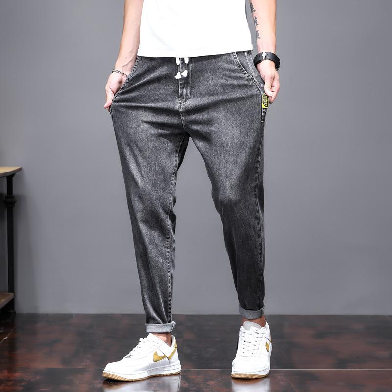 Summer 2020 Fashion teenagers Denim jeans men' ankle length pants loose straight Korean wild thin brand casual harem pants, Gray
Summer 2020 Fashion teenagers Denim jeans men' ankle length pants loose straight Korean wild thin brand casual harem pants, Gray
