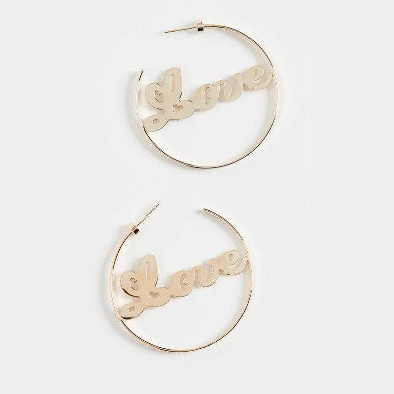 50mm Love Letter Hoop Earrings Exaggerated Large Circle Round Statement EarringsPunk Dangle Hip-hop Metal Jewelry Wholesale
50mm Love Letter Hoop Earrings Exaggerated Large Circle Round Statement EarringsPunk Dangle Hip-hop Metal Jewelry Wholesale