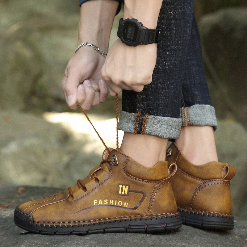 Leather Men Casual Shoes British Style Boots Comfortable Loafers Men Fashion Walking Shoes Big Size 38-46 chaussure homme #qJ1N
Leather Men Casual Shoes British Style Boots Comfortable Loafers Men Fashion Walking Shoes Big Size 38-46 chaussure homme #qJ1N