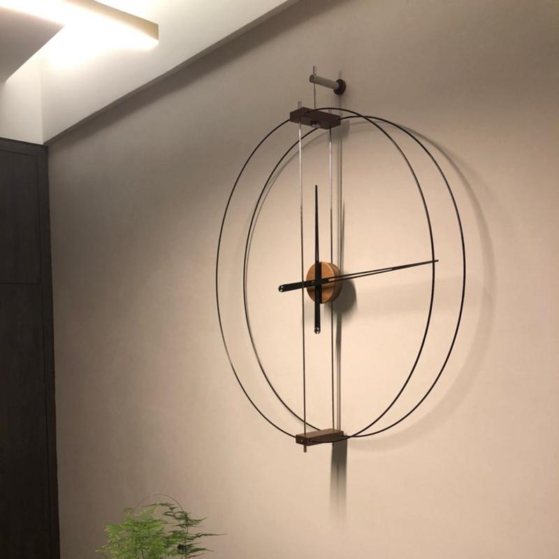Spain simple modern home art clock creative light luxury wall clock minimalist personality living room
Spain simple modern home art clock creative light luxury wall clock minimalist personality living room